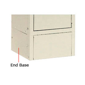 Tennsco Corp EB-18-SND Tennsco Steel Locker End Base EB-18-SND For 18"D Locker With 6"H Legs Sand image.