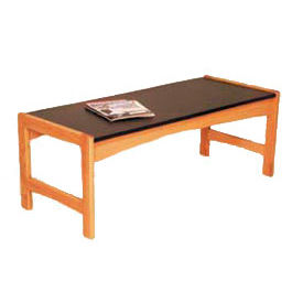 Wooden Mallet DT2-BGMO Wooden Mallet Coffee Table -48-1/2" - Medium Oak image.