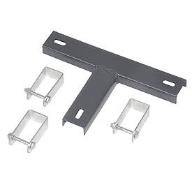 Global Industrial 603130 Global Industrial™ T-Splice with 3 Joint Brackets image.