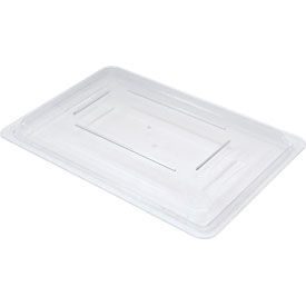 Rubbermaid Commercial Products FG331000CLR Rubbermaid 3310-00 Clear Lid 18 x 12 image.
