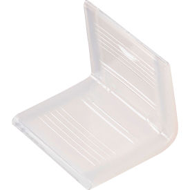 Pac Strapping Prod Inc CP-75A Pac Strapping Plastic Strap Guards, 1"L x 1-1/4"W, White, Pack of 1000 image.