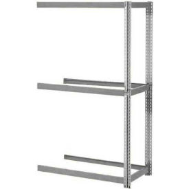 Global Industrial B2297174 Global Industrial 3 Shelf, Boltless Shelving, Add On, 36"W x 12"D x 84"H, No Deck, USA image.