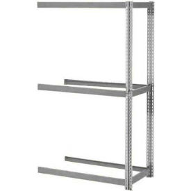 Global Industrial Expandable Add-On Rack 96Wx36Dx84H, 3 Levels No Deck 1100 Lb Per Level, Gray