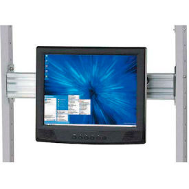 Global Industrial 300911 Global Industrial™ Flat Panel Monitor Track For 24" LAN Station image.