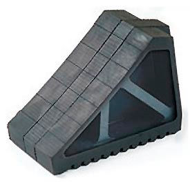 Global Industrial 241741 Global Industrial™ Rubber Wheel & Tire Chock 10-1/2"L x 4-1/2"W x 7"H image.