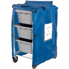 Global Industrial Blue Nylon Cover For 3 Lug Cart