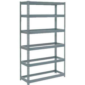 Global Industrial 790CP31 Global Industrial 6 Shelf, Extra Heavy Duty Boltless Shelving, Starter, 48"W x 24"D x 96"H image.