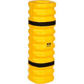 Justrite Safety Group 1704 Eagle Narrow Column Protector, 4"- 6" Column Opening, 13"O.D. x 42"H, Yellow, 1704 image.