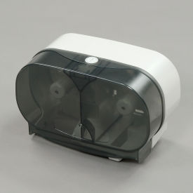 Palmer Fixture Company RD032102 Twin Toilet Roll Dispenser for Standard 5" Rolls - Horizontal image.