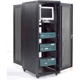 Global Industrial 239116 Global Industrial™ Network Server Data Rack Enclosure Cabinet, Vented Doors, 37U, Unassembled image.