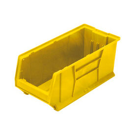 quantum plastic hulk stacking bin, 11"w x 24"d x 10"h, yellow Quantum Plastic Hulk Stacking Bin, 11"W x 24"D x 10"H, Yellow