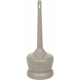 Dci  Marketing 711302 Smokers Outpost® Standard Outdoor Ashtray, Beige image.