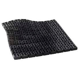 Mason Industries R8X8SW Easy Cut Waffle Pad - Natural Rubber 8" X 8" X 3/4" image.