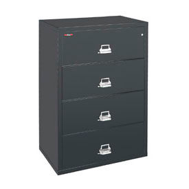 Fireking Fireproof 4 Drawer Lateral File Cabinet - Letter-Legal Size 37-1/4W x 22