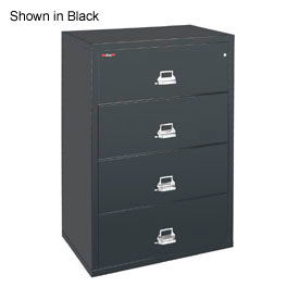 Fireking Fireproof 4 Drawer Lateral File Cabinet - Letter-Legal Size 37-1/2W x 22 Fireking Fireproof 4 Drawer Lateral File Cabinet - Letter-Legal Size 37-1/2W x 22