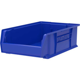 Akro-Mils 30280BLUE Akro-Mils® Super-Size AkroBin® Plastic Stacking Bin, 12-3/8"W x 20"D x 6"H, Blue image.