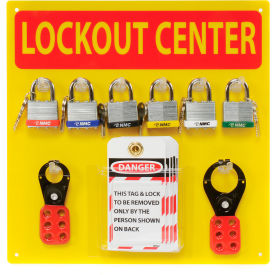 National Marker Company LOB1Y Standard Lockout Center image.