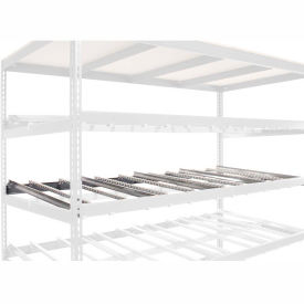 Global Industrial 653275 Global Industrial™ Gravity Flow Carton Rack Additional Level 96"X36" image.