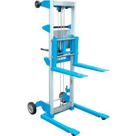 Vestil Manufacturing A-LIFT-S-EHP Lightweight Hand Operated Lift Truck A-LIFT-S-EHP 400 Lb. Straddle Legs image.