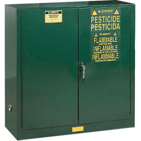 Pesticide Cabinet Self Close Double Door 30 Gallon