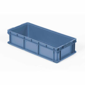 Lewis Bins NXO3215-7BLUE ORBIS Stakpak NXO3215-7 Plastic Long Stacking Container 32 x 15 x 7-1/2 Blue image.