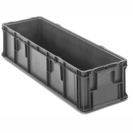 Lewis Bins SO4815-11GRAY ORBIS Stakpak SO4815-11 Plastic Long Stacking Container 48 x 15 x 10-3/4 Gray image.