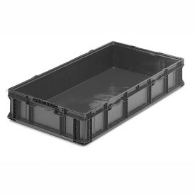 Lewis Bins SO4822-7GRAY ORBIS Stakpak SO4822-7 Plastic Long Stacking Container 48 x 22-1/2 x 7-1/4 Gray image.