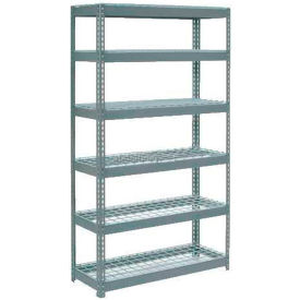Global Industrial 255727 Global Industrial 6 Shelf, Extra HD Boltless Shelving, Starter, 48"W x 24"D x 72"H, Wire Deck image.