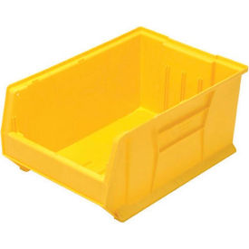 quantum plastic hulk stacking bin, 16-1/2"w x 30"d x 11"h, yellow Quantum Plastic Hulk Stacking Bin, 16-1/2"W x 30"D x 11"H, Yellow
