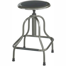 Safco Products 6665 Safco® High Base Stool - Steel - Silver image.