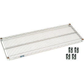 Global Industrial 189425 Nexel® S1848S Stainless Steel Wire Shelf 48"W x 18"D image.