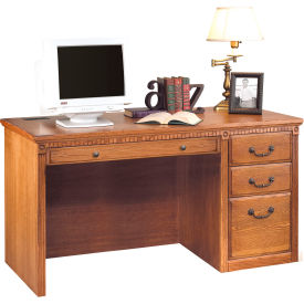 Martin Furniture Computer Desk - Single Pedestal - Wheat - Huntington Oxford Series Martin Furniture Computer Desk - Single Pedestal - Wheat - Huntington Oxford Series