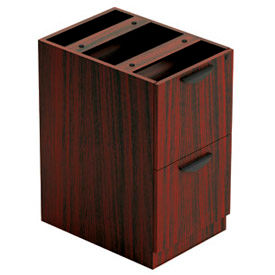 Global Industries Otg SL22FF-AML Offices To Go™ 2 Drawer Pedestal in Mahogany - Executive Modular Furniture image.