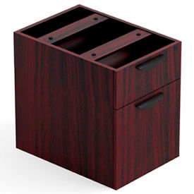 Global Industries Otg SL22HBF-AML Offices To Go™ 2 Drawer Hanging Pedestal in Mahogany - Executive Modular Furniture image.