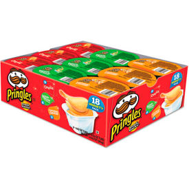 Five Star Distributors Inc. KEB18251 Pringles® Potato Chips, Variety Pack, 0.74 Oz Canister, 18/box image.