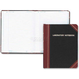 Esselte Pendaflex Corp. L21300R Laboratory Notebook, Black/Red Cover, Record Ruled, 8-1/8 x 10-3/8, 300 Sheets image.