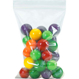 Global Industrial™ Clear Line Seal Top Reclosable Poly Bags 4""W x 10""L 4 Mil Clear 1000Pk