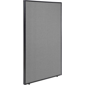 Global Industrial 238636GY Interion® Office Partition Panel, 36-1/4"W x 72"H, Gray image.