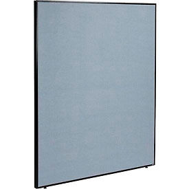 Global Industrial 238640BL Interion® Office Partition Panel, 60-1/4"W x 72"H, Blue image.