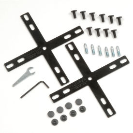 Global Industrial 238646 Interion® 4 Way Connector Kit For Office Partitions image.