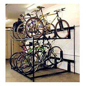 Saris Cycling Group 8080 Saris® Non-Lockable Two Tier 8 Bike Storage Rack 72 x 63 image.