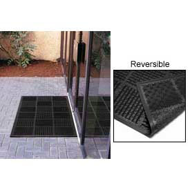 Tennesee Mat Co 227.716X3X6BK Wearwell® Outfront Reversible Scraper Mat 5/16" Thick 3 x 6 Black image.