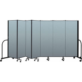 Screenflex Portable Room Divider 7 Panel, 6'H x 13'1 Screenflex Portable Room Divider 7 Panel, 6'H x 13'1