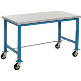 Global Industrial 607947A Global Industrial™ Mobile Packing Workbench, ESD Safety Edge, 60"W x 30"D image.