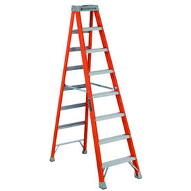 Louisville Ladder1 FS1508- Louisville 8 Fiberglass Step Ladder - 300 lb Cap. - FS1508 image.