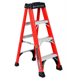 Louisville Ladder1 FS1404HD Louisville 4 Fiberglass Step Ladder - 375 lb Cap. - FS1404HD image.