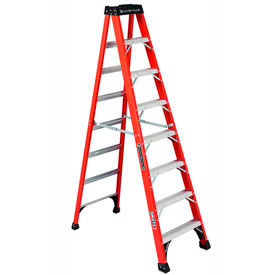 Louisville Ladder1 FS1408HD Louisville 8 Fiberglass Step Ladder - 375 lb Cap. - FS1408HD image.