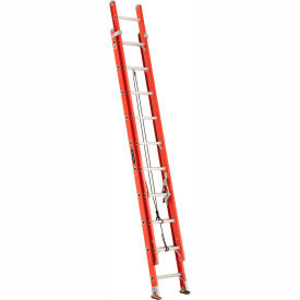 Louisville Ladder1 FE322-0 Louisville 20 Fiberglass Extension Ladder - 300 lb Cap. - FE322-0 image.