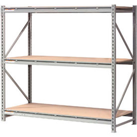 Global Industrial 504590A Global Industrial™ Additional Shelf, Extra Heavy Duty Rack, Wood Deck, 60"W x 18"D, Gray image.