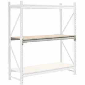 Global Industrial 504284A Global Industrial™ Additional Shelf, Extra Heavy Duty Rack, Wood Deck, 72"W x 24"D, Gray image.
